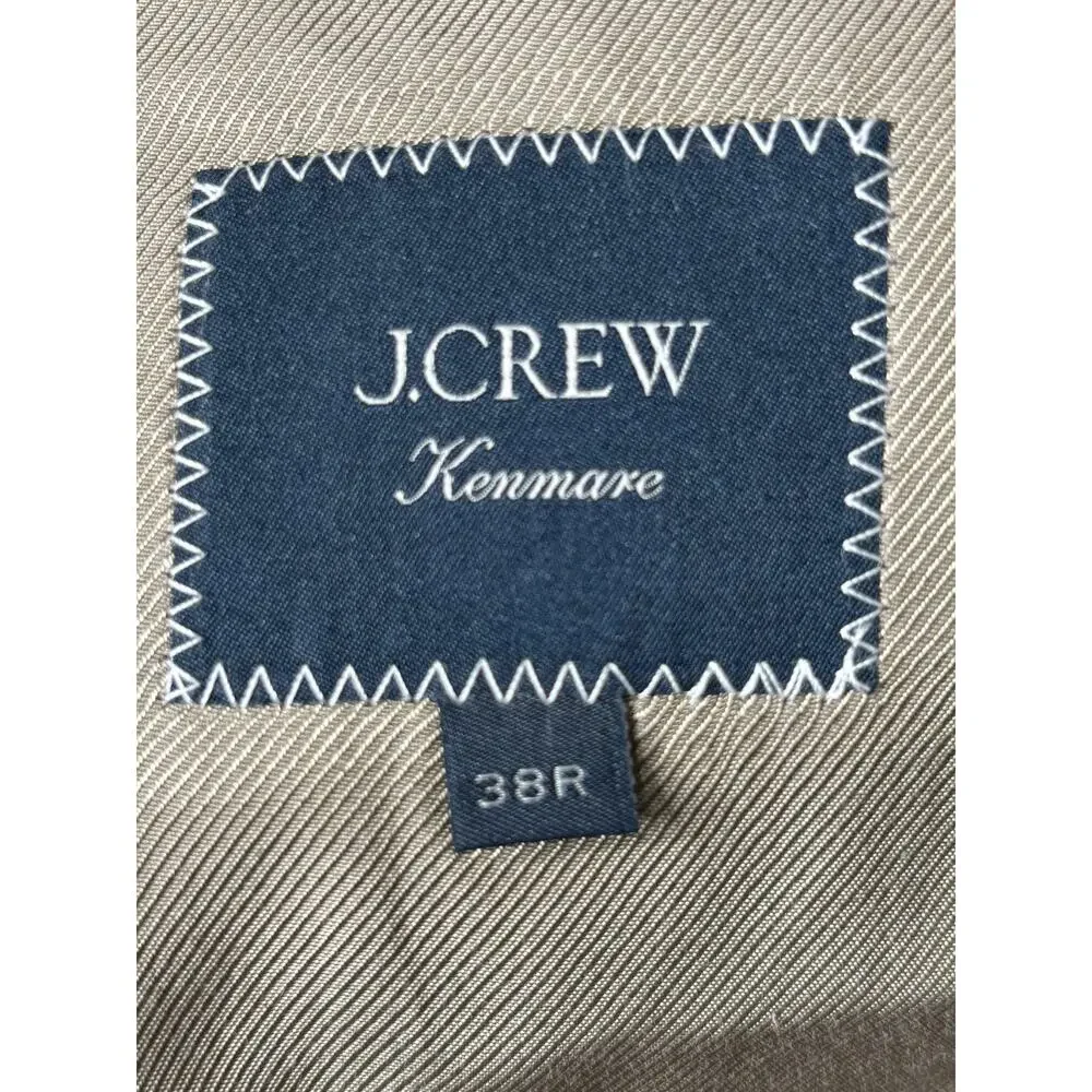 J.Crew Kenmare Plaid Blazer NWT Scottish Linen Wool Relaxed Fit 38R